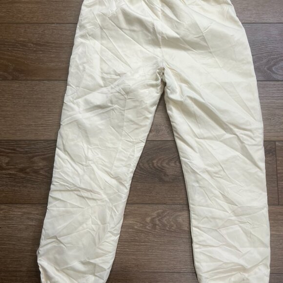 Fear of God Essentials Nylon Track Pants, Cream, Elastic Waistband Adjustable S - Picture 13 of 13